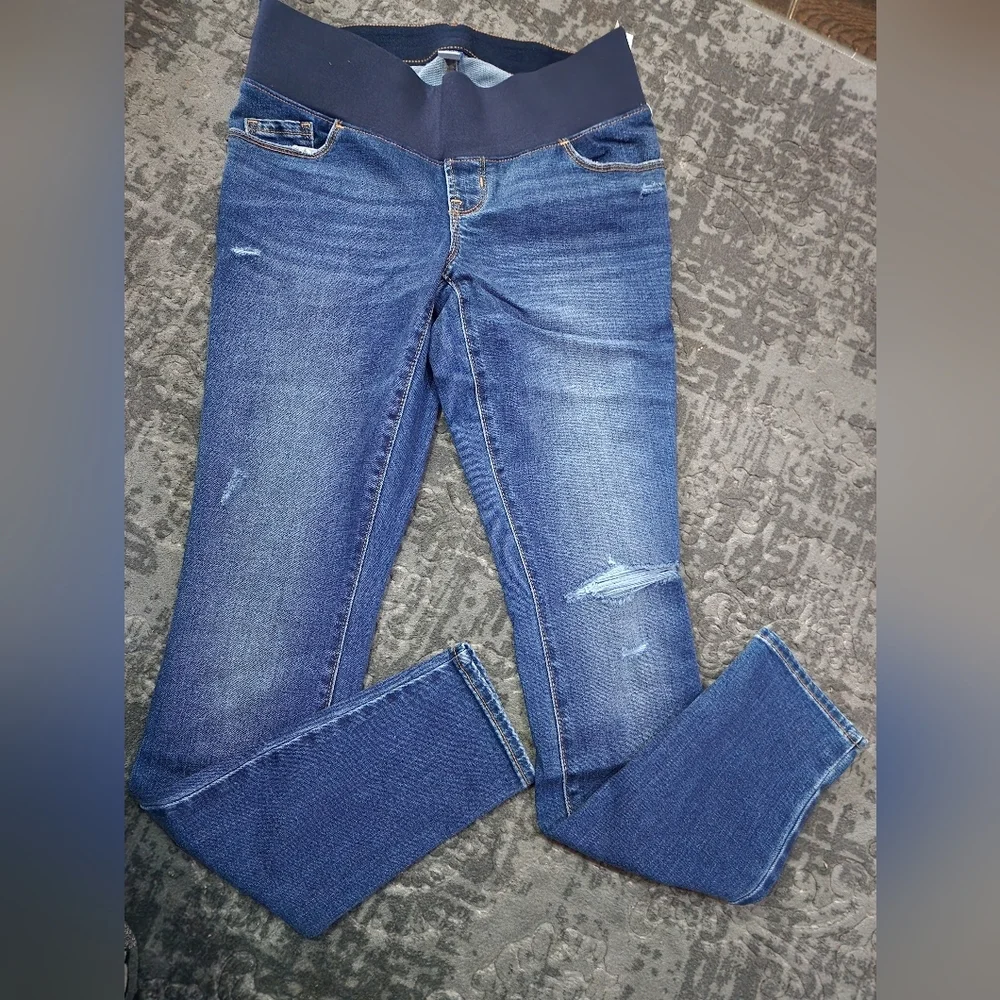 Maternity low-panel pop Icon skinny jeans - Picture 4 of 6